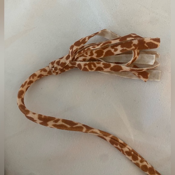 Acacia Swimwear size p XS mud snake fringe triangle top bikini - Picture 4 of 4